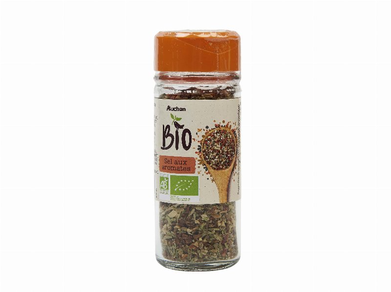 Ervas Aromáticas Auchan Bio Com Sal 38 g