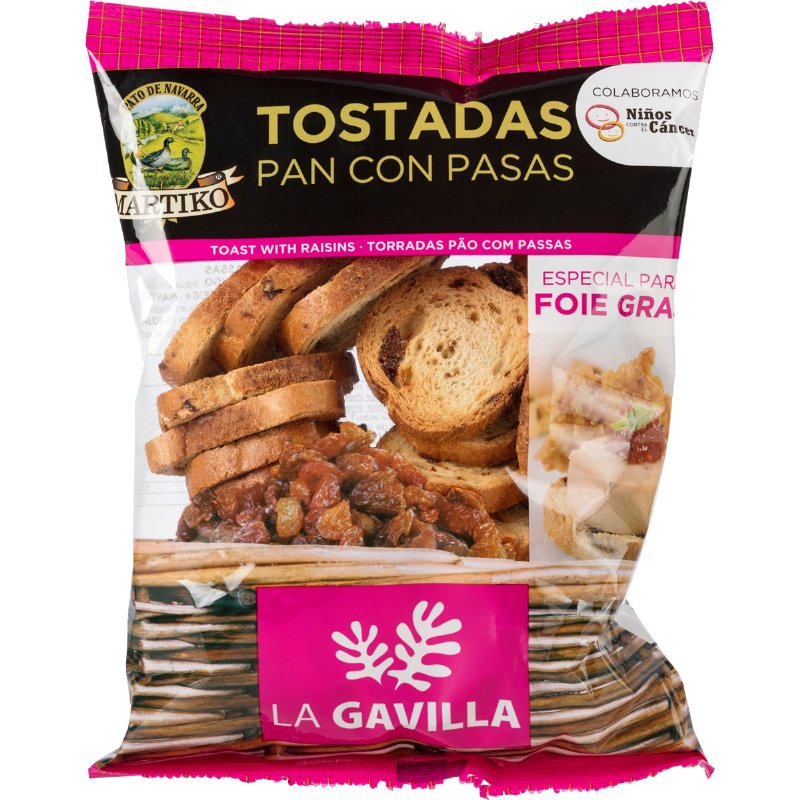 Tostas Com Passas Especial Para Foie Gras 100 g