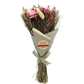 Haste Verde Com Flores Rosa Em Embrulho Kasa
