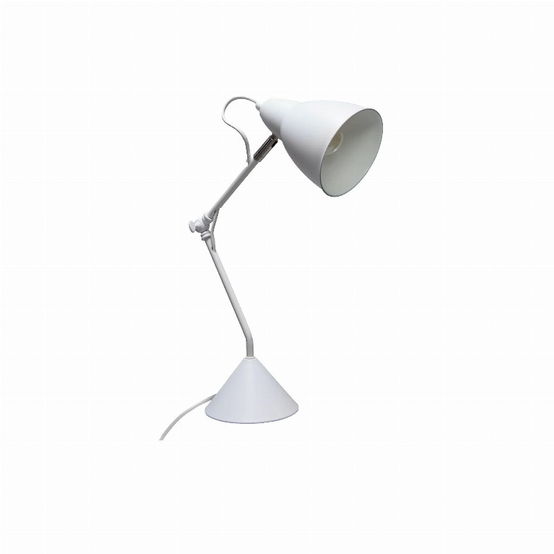 Candeeiro De Mesa Aude Branco Regulável