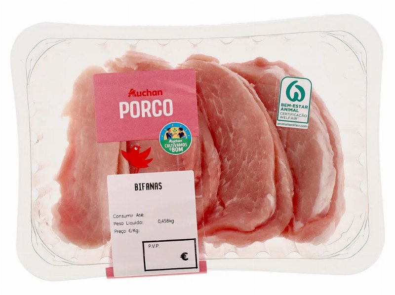 Bifanas De Porco Auchan Kg