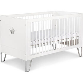 Cama De Grades Evolutiva Madeira 140X70Cm Branco Blanka Twinko