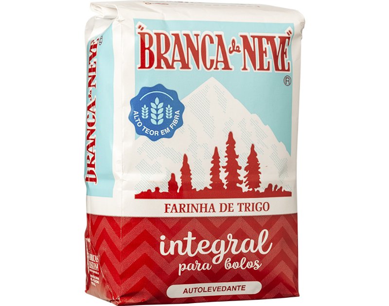 Farinha De Trigo Branca De Neve Integral T150 500 g
