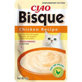 Snack Para Gato Bisque Frango Ciao 40 g