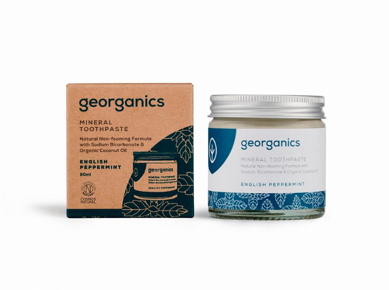 Pasta Dentifrica Georganics Hortela Pimenta Bio 60 ml