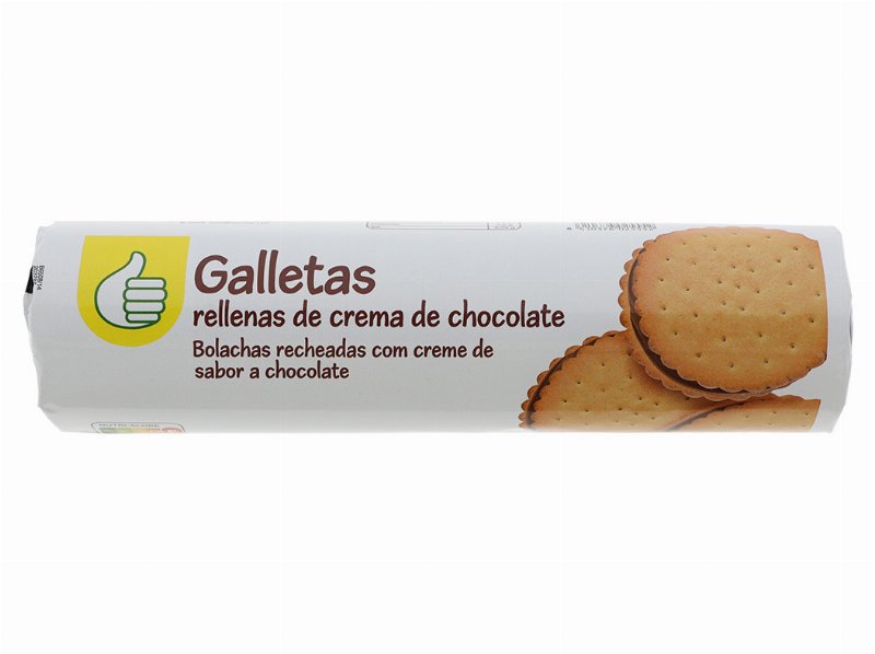 Bolacha Polegar Recheada C/ Chocolate 500 g