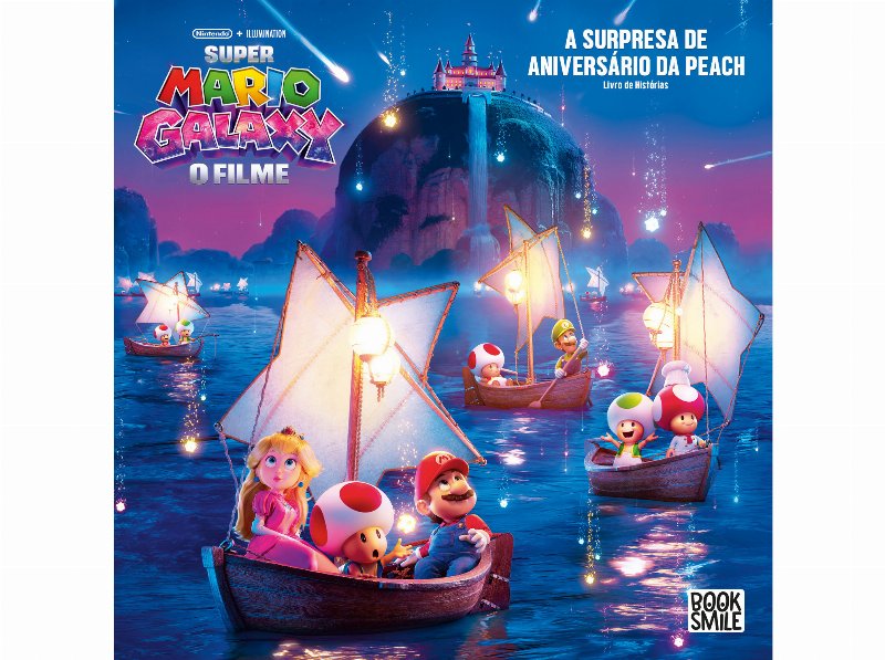 Livro Super Mario Galaxy O Filme: A Surpresa...
