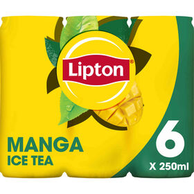 Ice Tea Em Lata Manga Lipton 6 X 25 cl