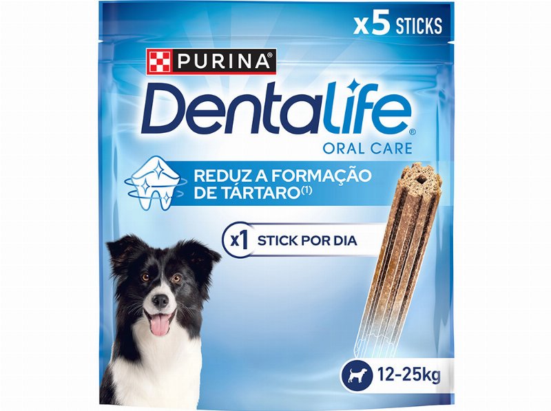 Snack Cão Dentalife Purina Raça Média 115 g 5Un