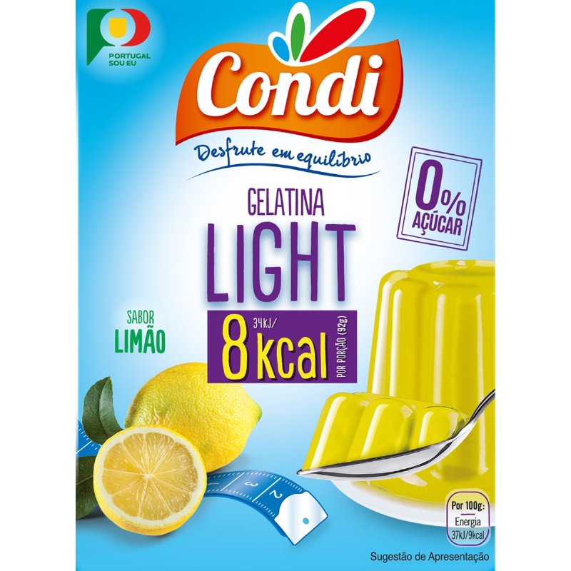 Gelatina Light De Limão 30 g