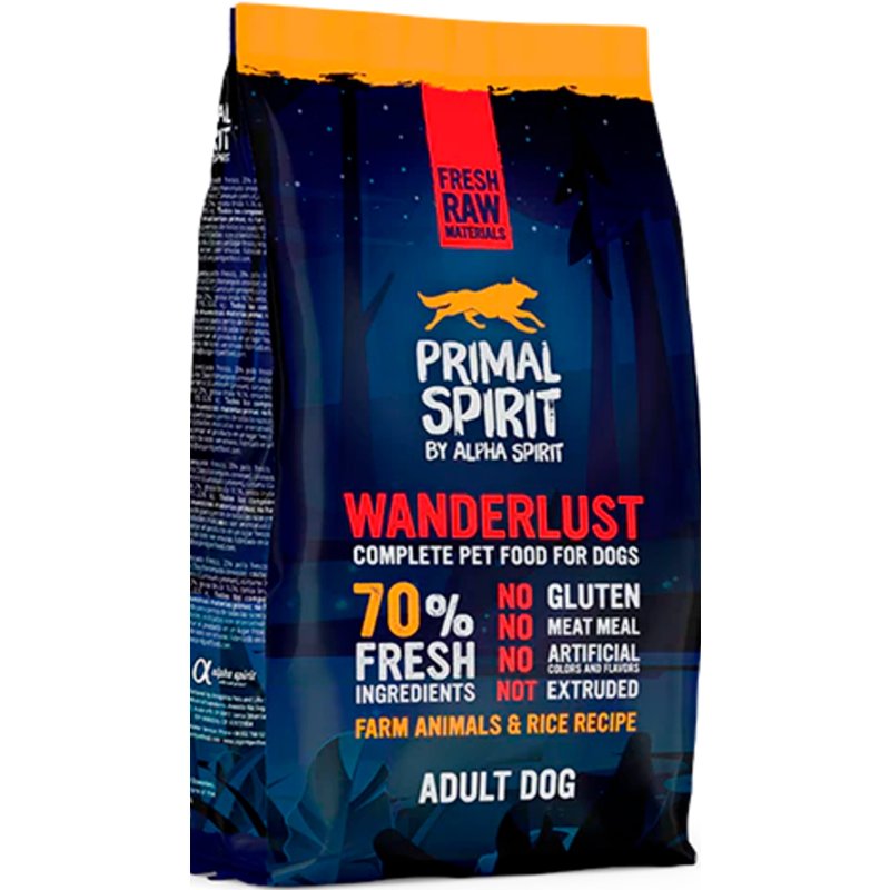 Alimentação Seca Para Cão Wanderlust 1 kg