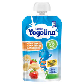 Alimento Lácteo De Banana E Morango Sem Glúten +6M Yogolino 100 gr