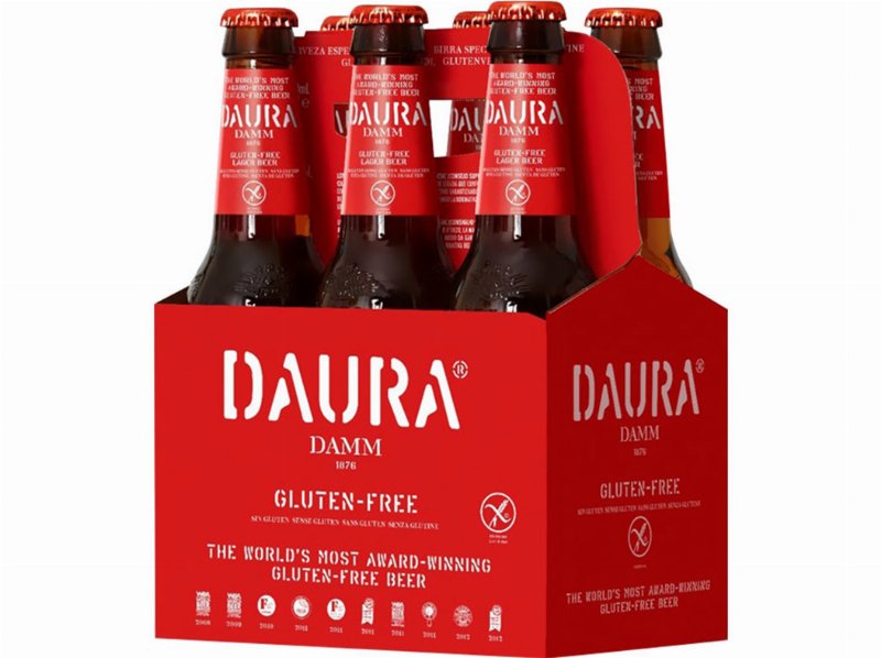 Cerveja Daura Damm Sem Glúten 6X0.33 l