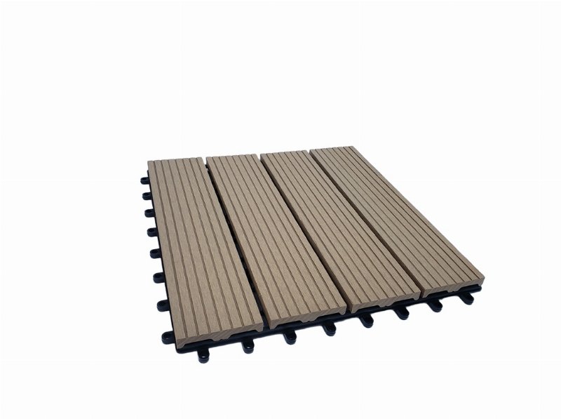 Ladrilho Wpc Gardenstar Artificial Castanho 29X29X2Cm