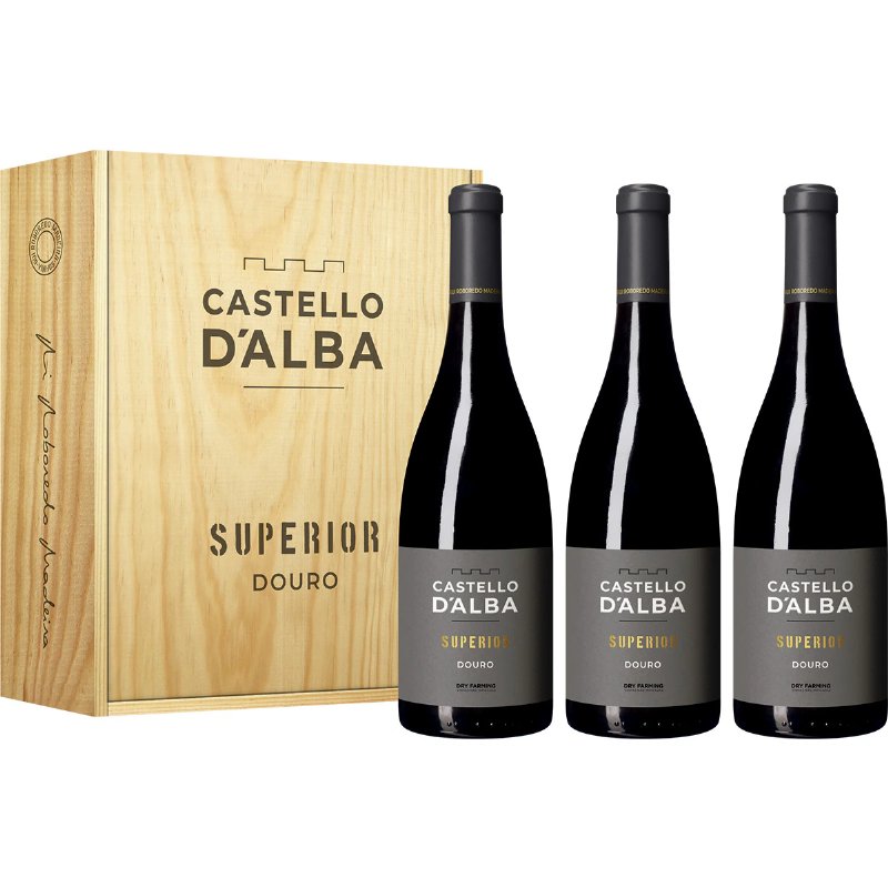 Vinho Tinto Do Douro Superior Pack 3 Unidades 75 cl