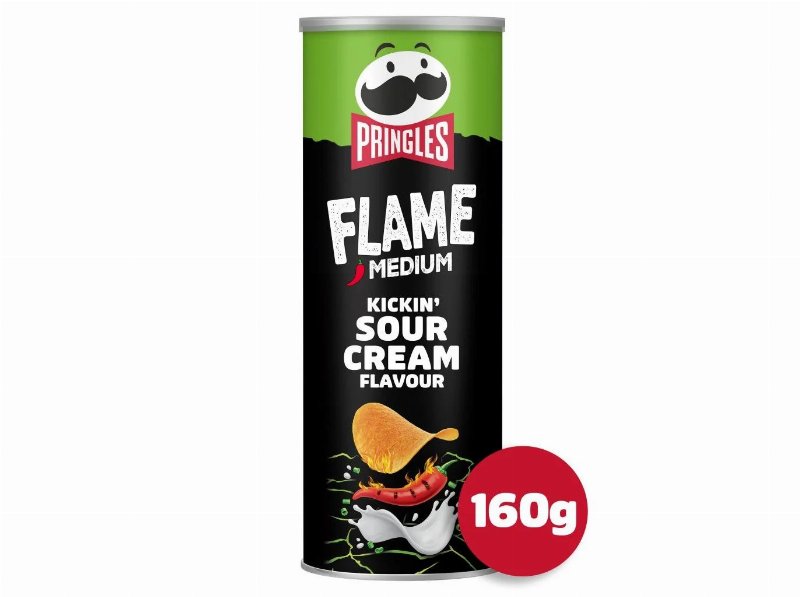 Aperitivo Pringles Salgado Flame Natas E Cebola 160 g