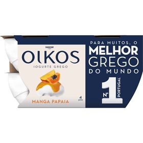 Iogurte Grego Manga E Papaia Oikos Danone 440 gr (4 Un)