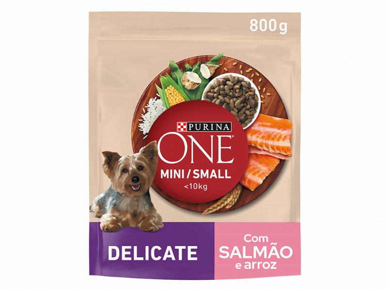 Ração Para Cão Purina One Mini Delicate Com Salmão 800 g