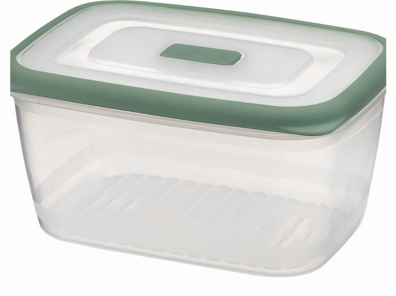 Caixa Em Plástico Rectangular Actuel Hermética Com Válvula 0.6 l
