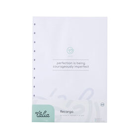 Recarga Papel A4 Pautado Para Caderno Smart Talia