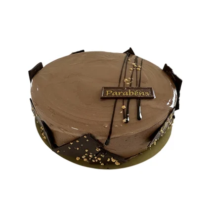 Bolo De Aniversário De Chocolate Congelado Nossa Padaria 0.8Kg