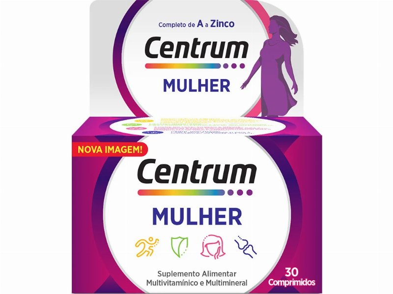 Suplemento Centrum Mulher 30 Comprimidos