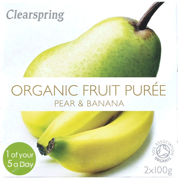 Puré De Pera E Banana Biológico Pack 2 100 g