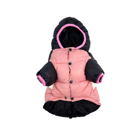 Anorak Para Cão Stripes Rosa E Preto L Dashi 1 Un