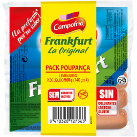 Salsichas De Porco Frankfurt Pack Poupança Campofrio