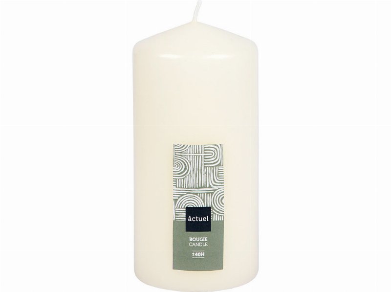 Vela Pilar Actuel Marfim 13.5 Cm