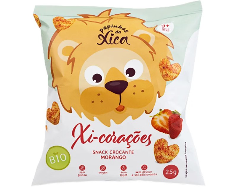 Snack Papinhas Da Xica Morango 25 g