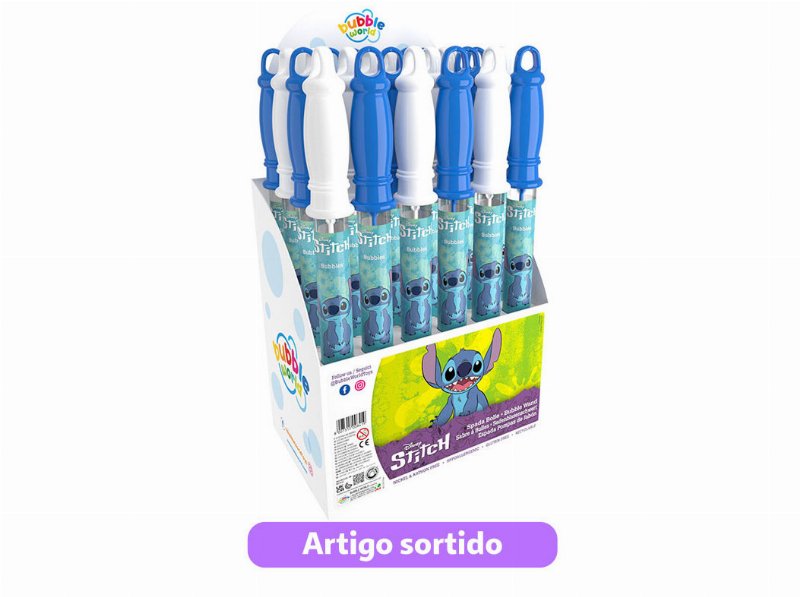 Bolas De Sabão Stitch 120 ml Cores Sortidas