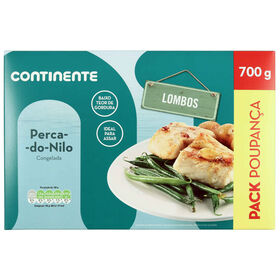 Lombos De Perca Do Nilo Congelada Pack Poupança Continente 700 gr