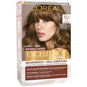 Coloração Permanente Universal Nudes Louro Escuro 6U L'oréal Paris Excellence 1 Un