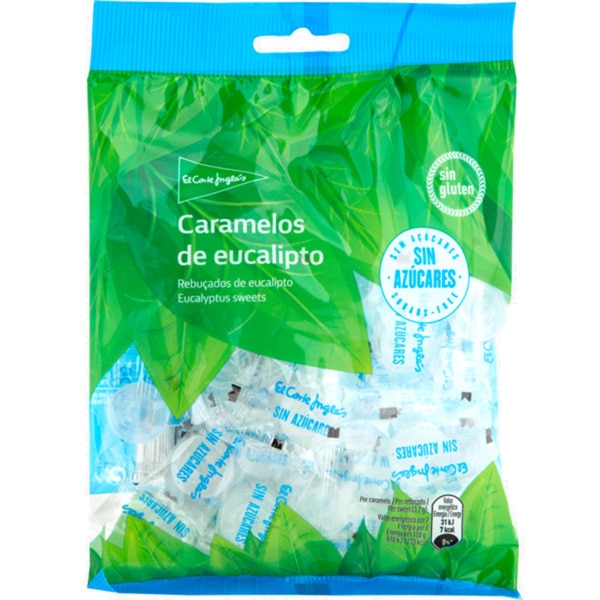 Rebuçados De Eucalipto Sem Açúcar Sem Glúten 125 g