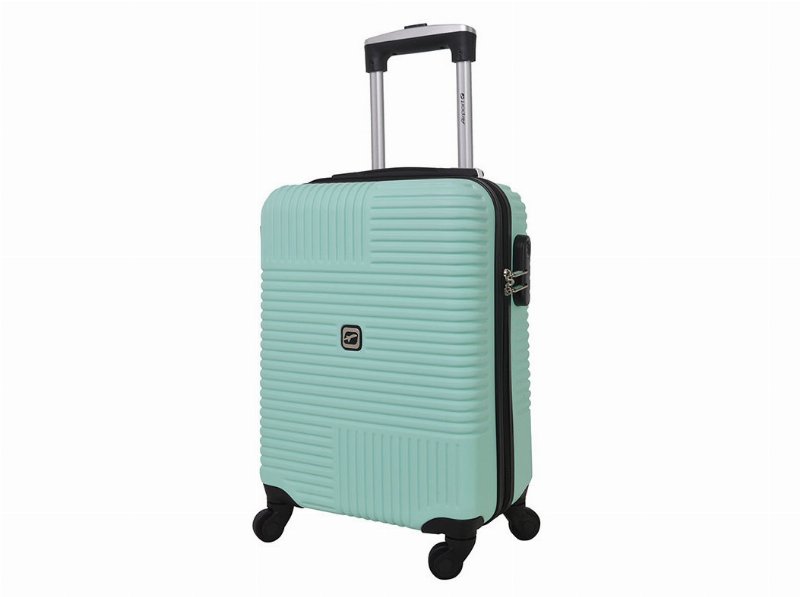Mala De Cabine Rígida Airport Verde 8 Rodas 48X34X20Cm