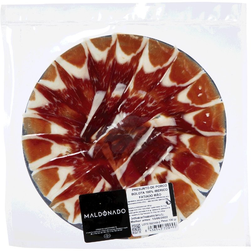Presunto Bolota Fatiado À Mão 100% Ibérico 80 g