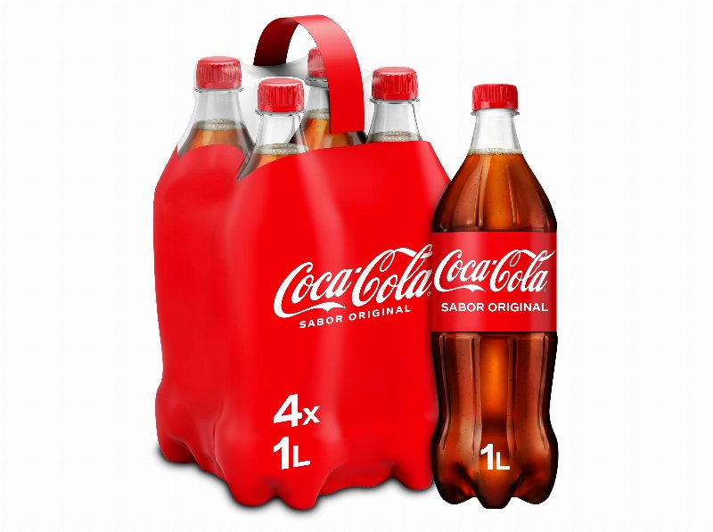 Refrigerante C/Gás Coca-Cola Original 4X1 l (Sdr)
