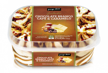 Gelado De Café, Chocolate E Caramelo Pingo Doce 0.95L