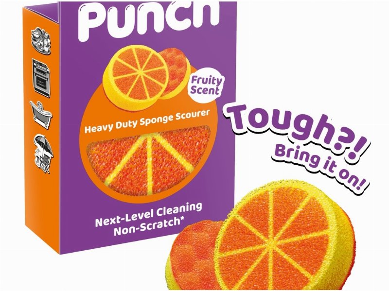 Esponja Vileda Laranja Punch 1 Un