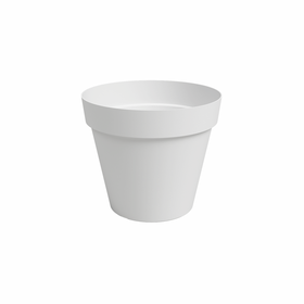 Vaso Redondo Plástico 14Cm Branco Artevasi 1 Un