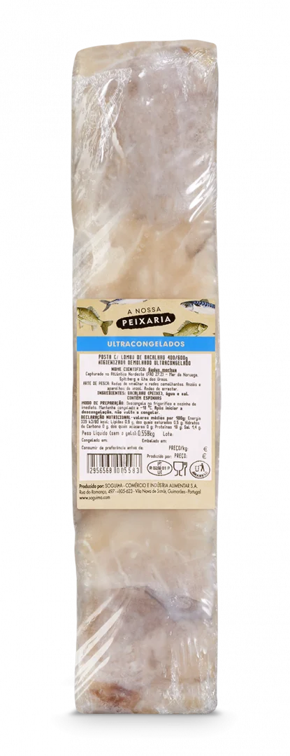 Posta Com Lombo De Bacalhau Nossa Peixaria 0.6Kg
