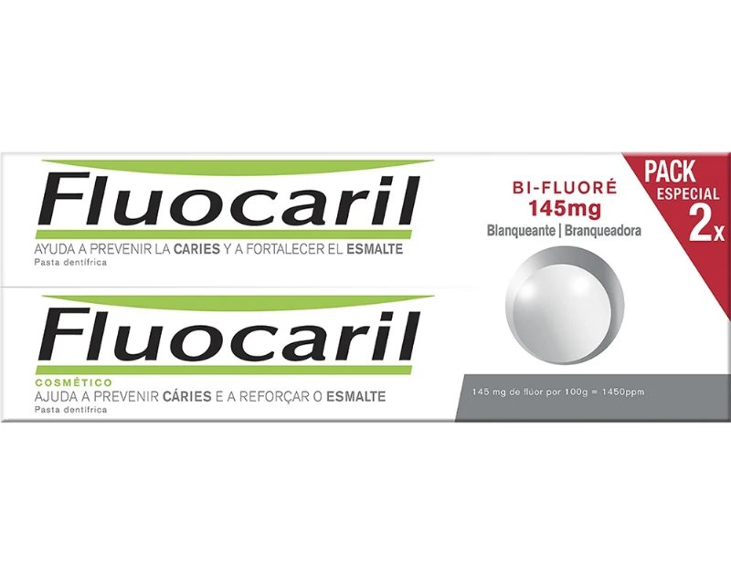Pasta Dentifrica Fluocaril Branqueadora 2X75 ml