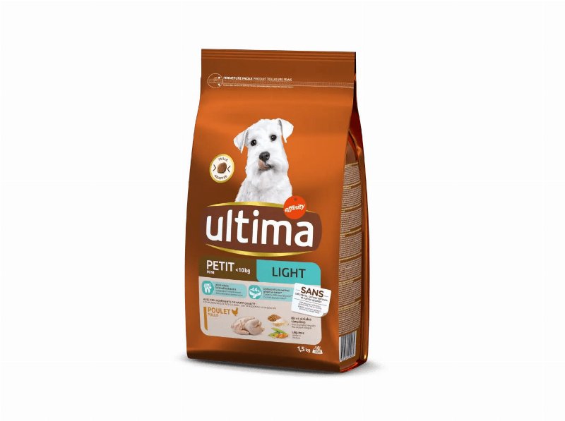 Ração Para Cão Ultima Mini Light Com Frango 1.5 kg