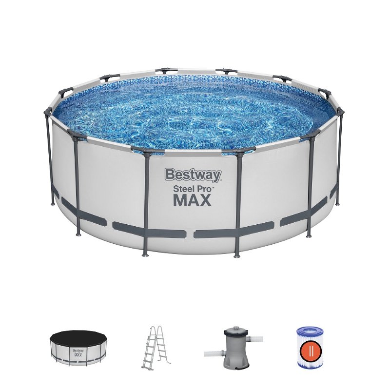 Piscina Redonda Bestway Com Acessórios 366X122Cm