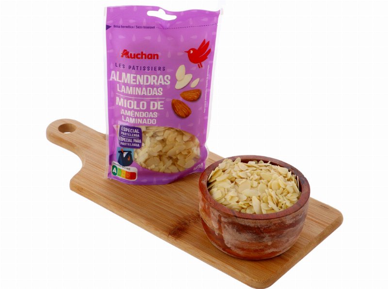 Miolo De Amêndoa Sem Pele Auchan Laminado 125 g