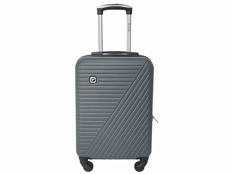 Mala De Cabine Rígida Airport Shiny Antracite Com 4 Rodas 55 X 34 X 20 Cm