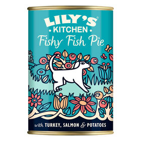 Comida Húmida Para Cão Adulto Peru, Salmão E Arenque Lily's Kitchen 400 g