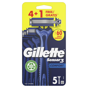 Lâminas Descartáveis Sensor3 Comfort Gillette 5 Un