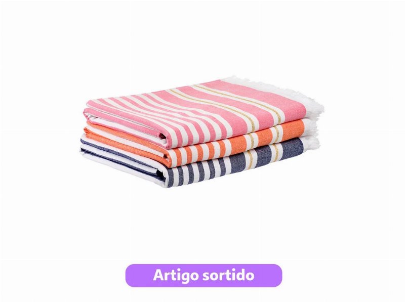 Toalha Praia Actuel Riscado 400 g 100X180Cm Cores Sortidas